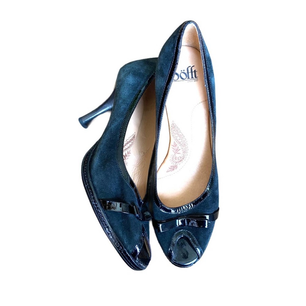 Sofft Gayle Peep Toe Heel Pumps Shoes